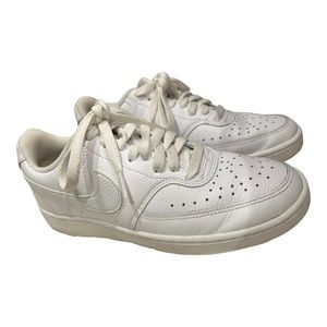 Nike Court Vision Low White on White Women's Shoes Tennis Size 7
